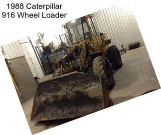 1988 Caterpillar 916 Wheel Loader