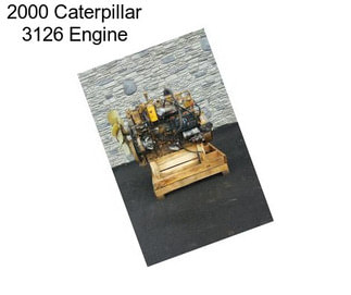 2000 Caterpillar 3126 Engine
