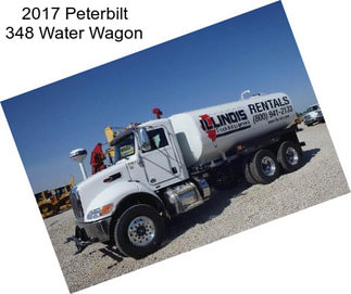 2017 Peterbilt 348 Water Wagon