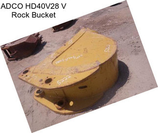 ADCO HD40V28 V Rock Bucket