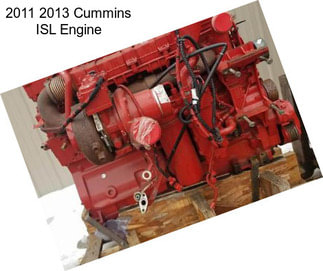 2011 2013 Cummins ISL Engine