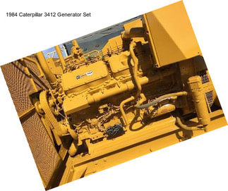 1984 Caterpillar 3412 Generator Set
