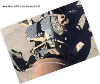 Rear Rear Differential Rockwell 3.58