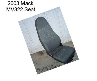 2003 Mack MV322 Seat