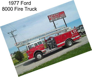 1977 Ford 8000 Fire Truck