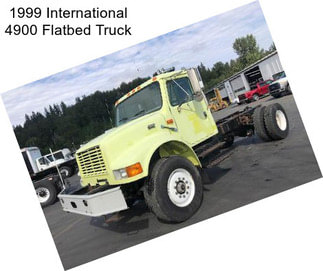 1999 International 4900 Flatbed Truck