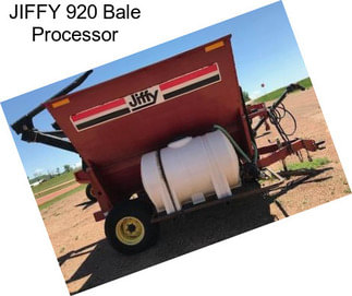 JIFFY 920 Bale Processor