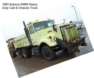 1983 Autocar KM64 Heavy Duty Cab & Chassis Truck