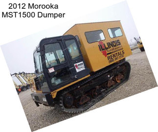 2012 Morooka MST1500 Dumper