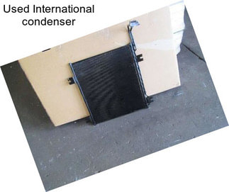 Used International condenser