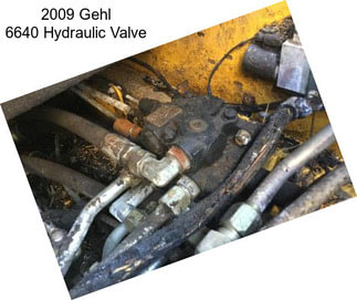 2009 Gehl 6640 Hydraulic Valve
