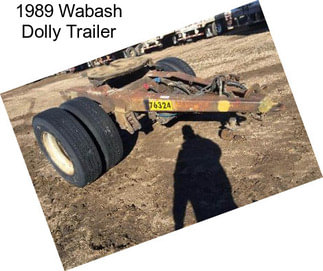 1989 Wabash Dolly Trailer