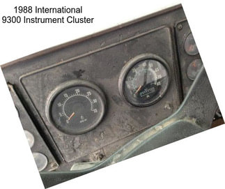1988 International 9300 Instrument Cluster