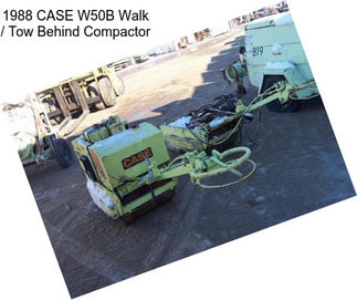 1988 CASE W50B Walk / Tow Behind Compactor