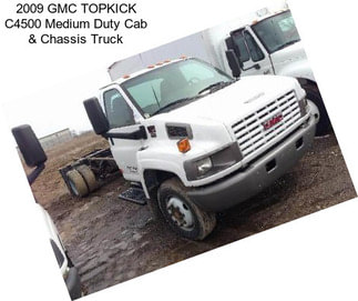 2009 GMC TOPKICK C4500 Medium Duty Cab & Chassis Truck