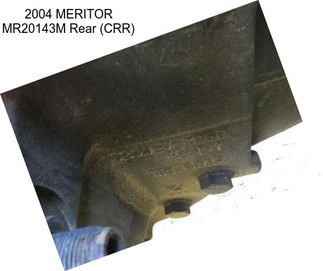 2004 MERITOR MR20143M Rear (CRR)