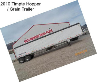 2010 Timpte Hopper / Grain Trailer