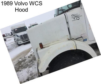 1989 Volvo WCS Hood