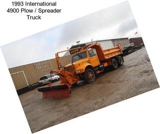 1993 International 4900 Plow / Spreader Truck