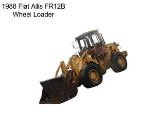 1988 Fiat Allis FR12B Wheel Loader