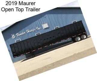 2019 Maurer Open Top Trailer