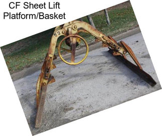 CF Sheet Lift Platform/Basket