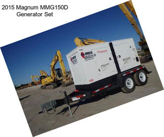 2015 Magnum MMG150D Generator Set