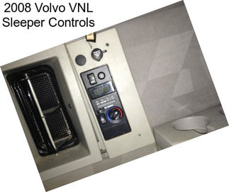 2008 Volvo VNL Sleeper Controls