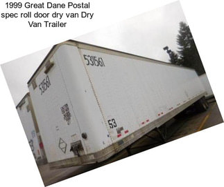 1999 Great Dane Postal spec roll door dry van Dry Van Trailer
