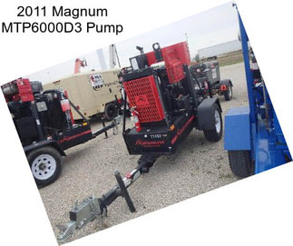 2011 Magnum MTP6000D3 Pump
