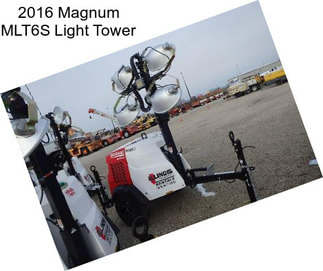 2016 Magnum MLT6S Light Tower