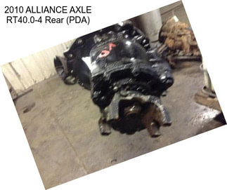 2010 ALLIANCE AXLE RT40.0-4 Rear (PDA)