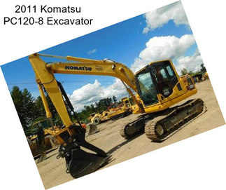 2011 Komatsu PC120-8 Excavator