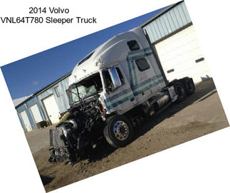 2014 Volvo VNL64T780 Sleeper Truck