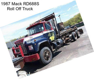 1987 Mack RD688S Roll Off Truck