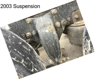 2003 Suspension