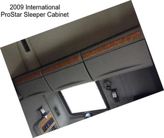 2009 International ProStar Sleeper Cabinet