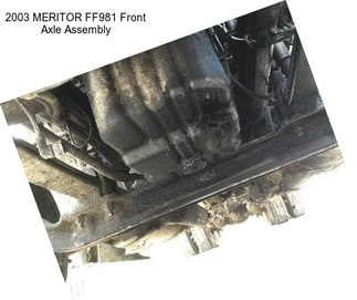 2003 MERITOR FF981 Front Axle Assembly