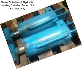 Genie Z45 Mannlift Hydraulic Leveling Cylinder  Tested Unit with Warranty
