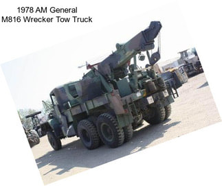 1978 AM General M816 Wrecker Tow Truck