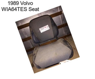 1989 Volvo WIA64TES Seat