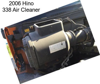 2006 Hino 338 Air Cleaner