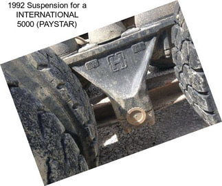 1992 Suspension for a INTERNATIONAL 5000 (PAYSTAR)