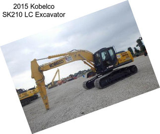 2015 Kobelco SK210 LC Excavator