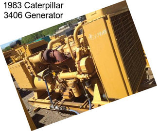 1983 Caterpillar 3406 Generator