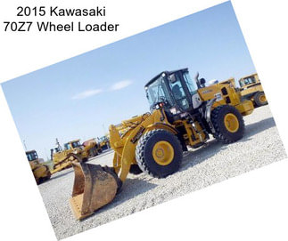 2015 Kawasaki 70Z7 Wheel Loader