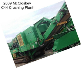 2009 McCloskey C44 Crushing Plant