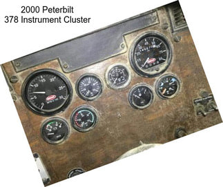 2000 Peterbilt 378 Instrument Cluster