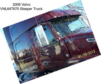 2009 Volvo VNL64T670 Sleeper Truck