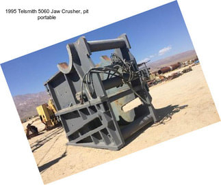 1995 Telsmith 5060 Jaw Crusher, pit portable